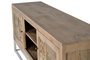 GINER Y COLOMER Mueble de TV de madera de mango y patas de metal color natural